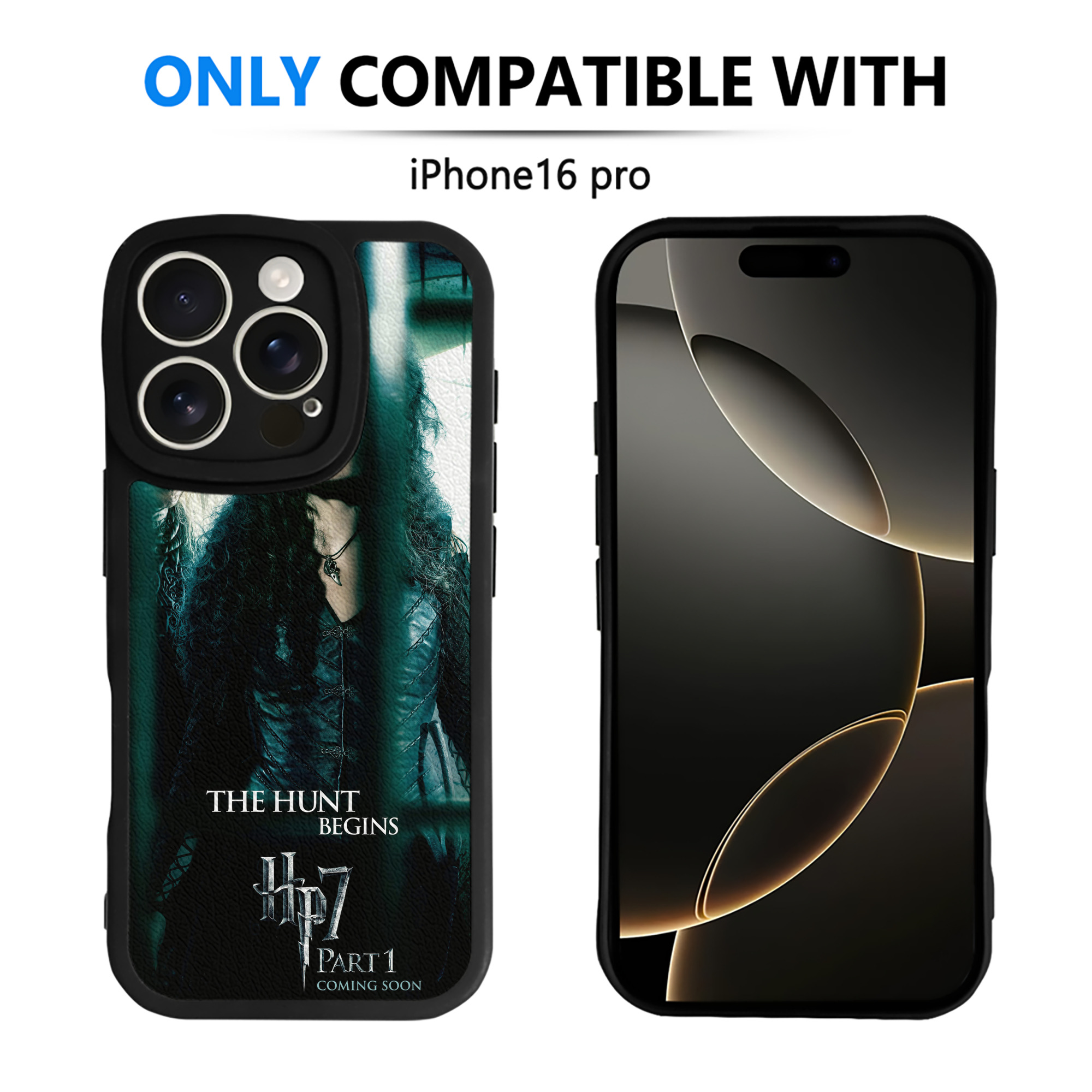 （画像用） Harry Potter ハリー・ポッターシリーズ 【iPhone 16シリーズ対応】シリコンスマホケース（レザー調） 材質：シリコン